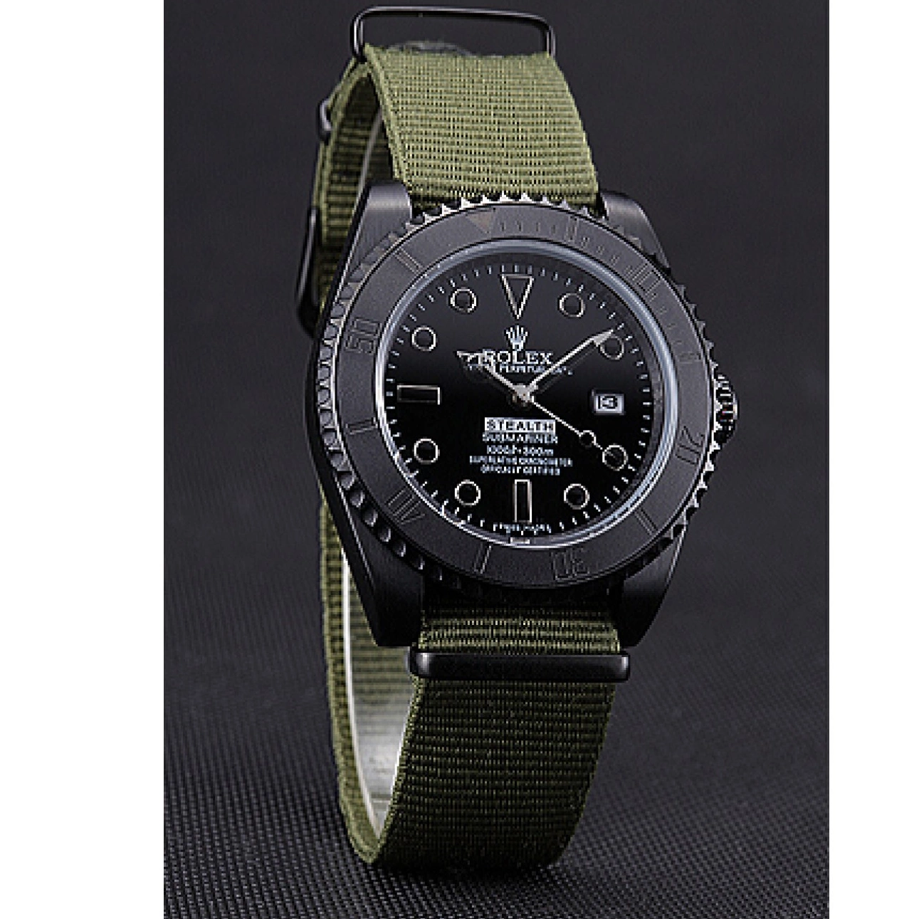 Rolex copies cheap Rolex Stealth Submariner Olive 621995 0721